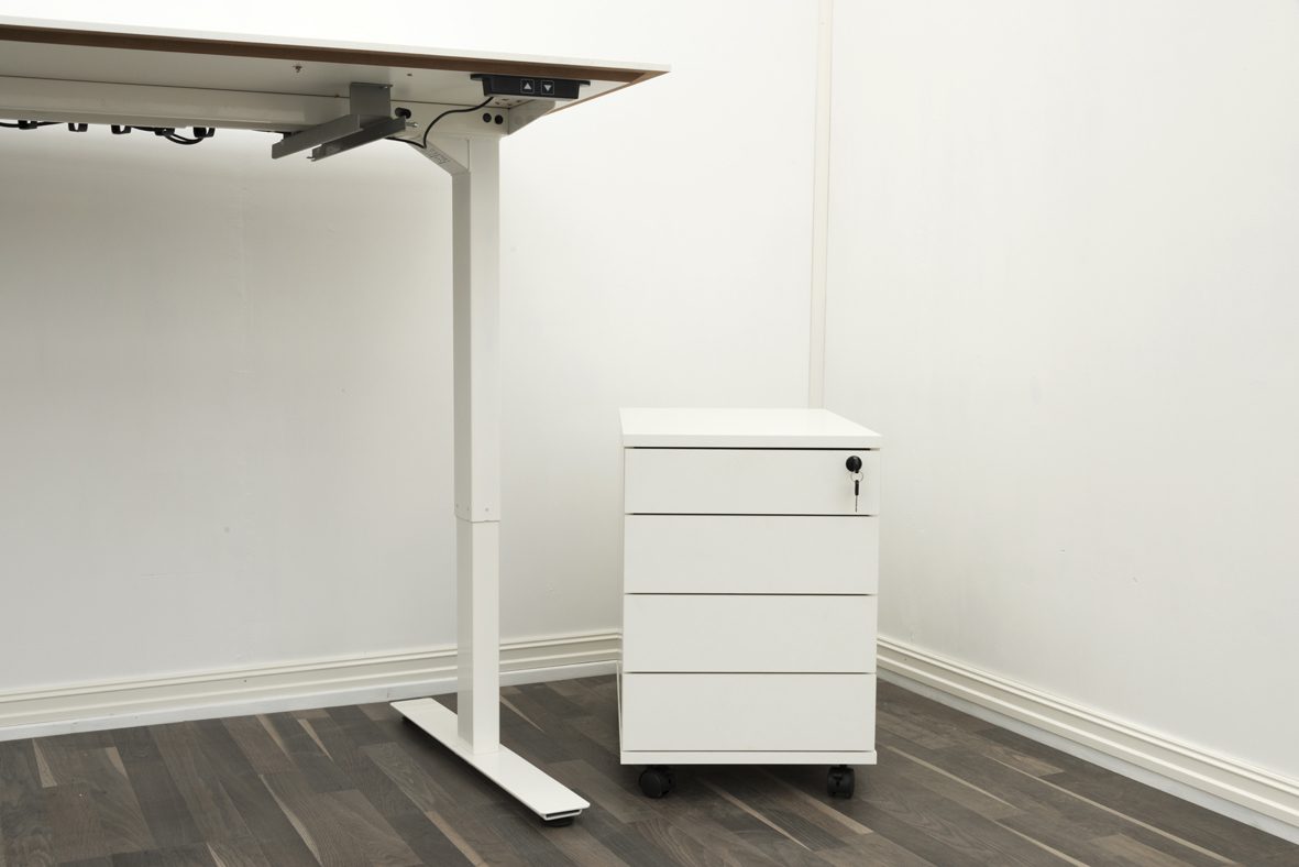 Kenson Oppbevaring med 4 skuffer, White (ingen montering) - Bilde 2