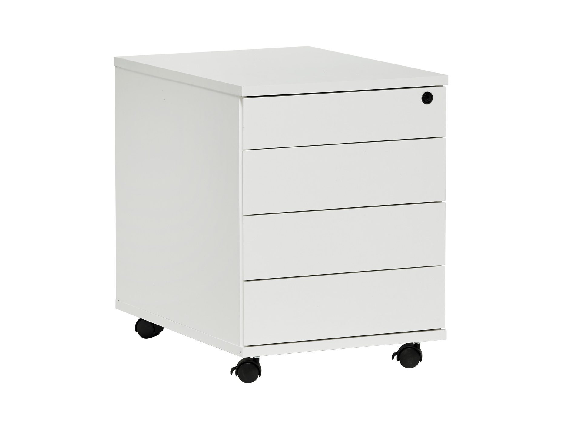 Kenson Oppbevaring med 4 skuffer, White (ingen montering)