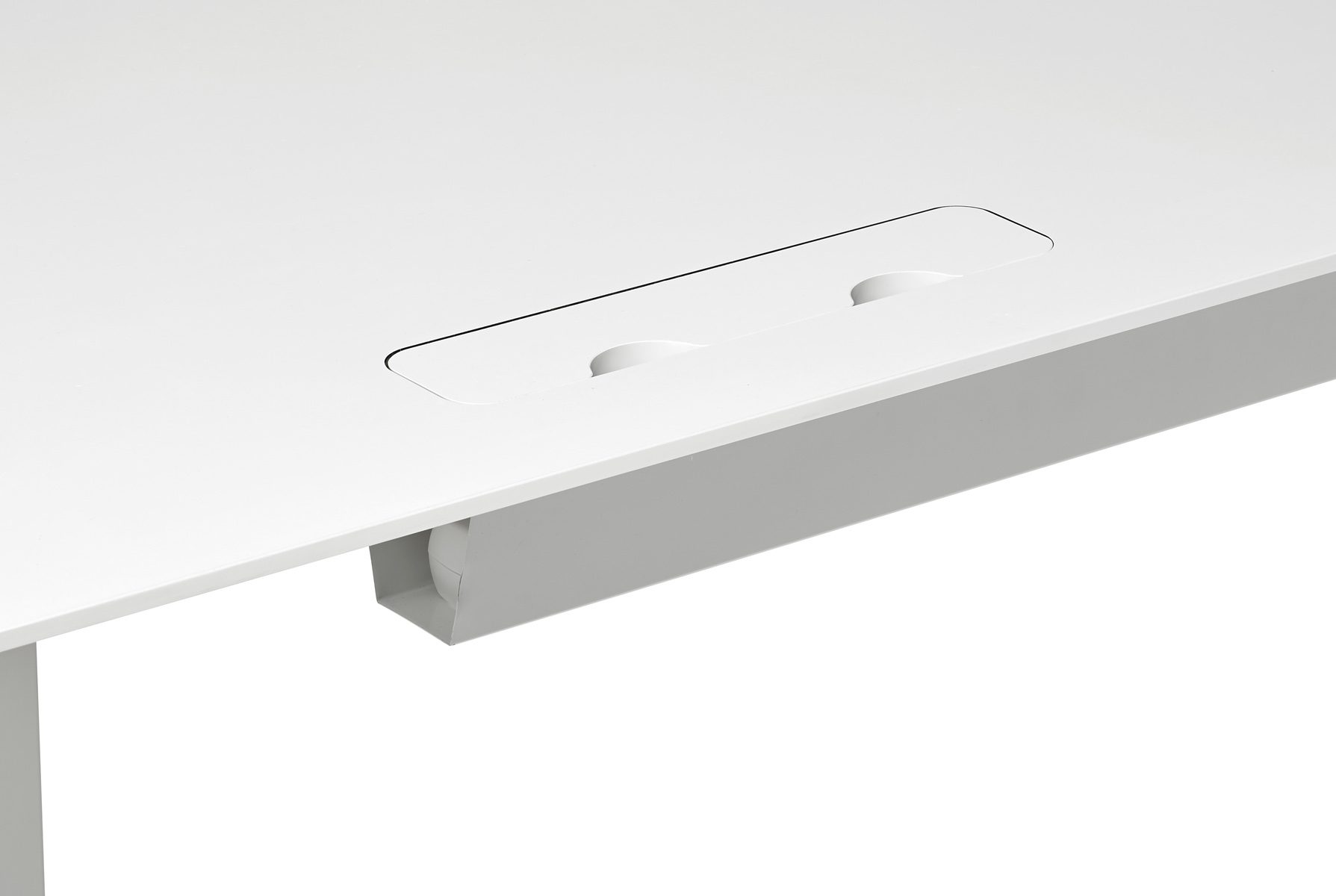 Kenson Kabelkanal 1m. with lid, White - Bilde 4