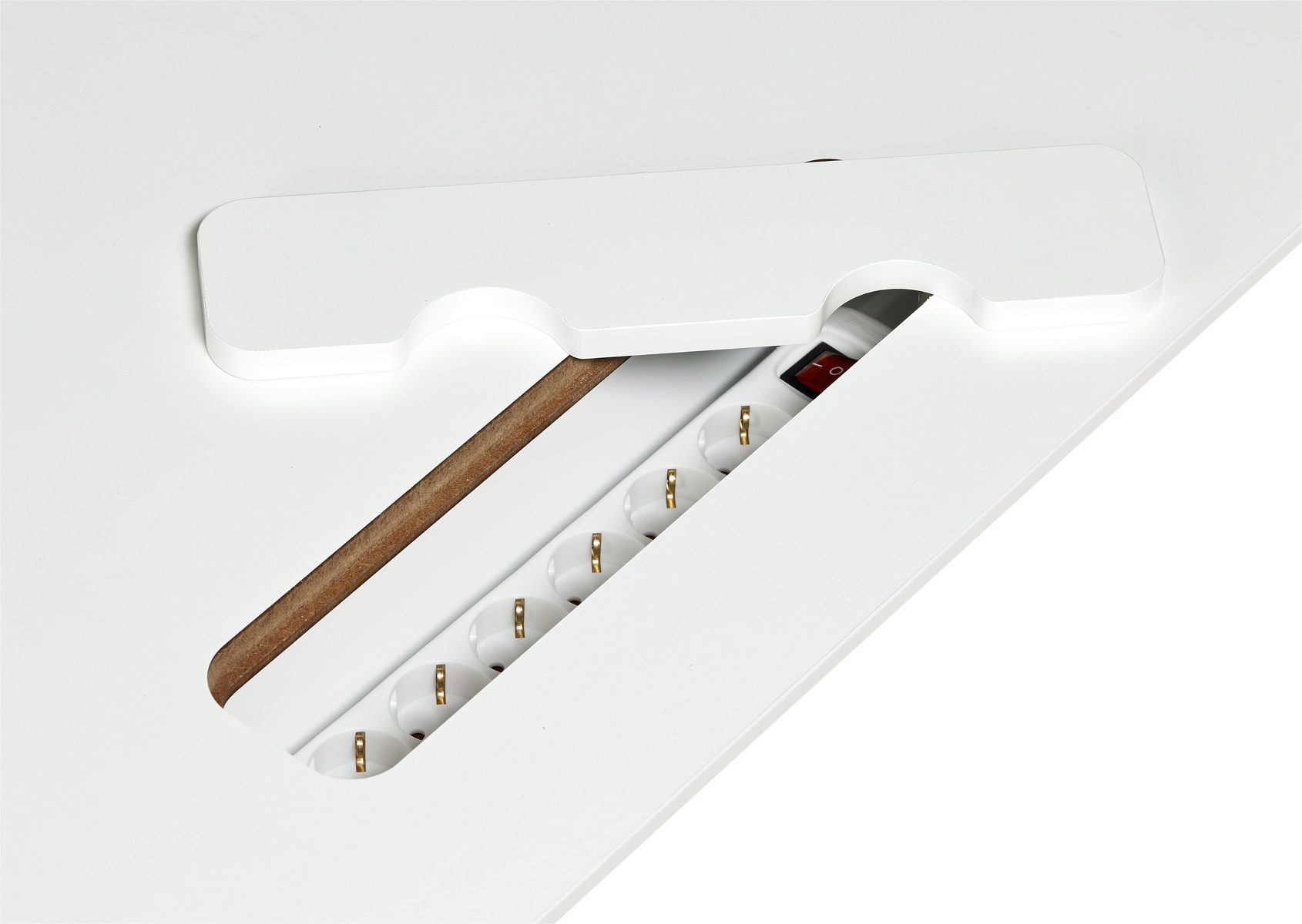 Kenson Kabelkanal 1m. with lid, White - Bilde 6