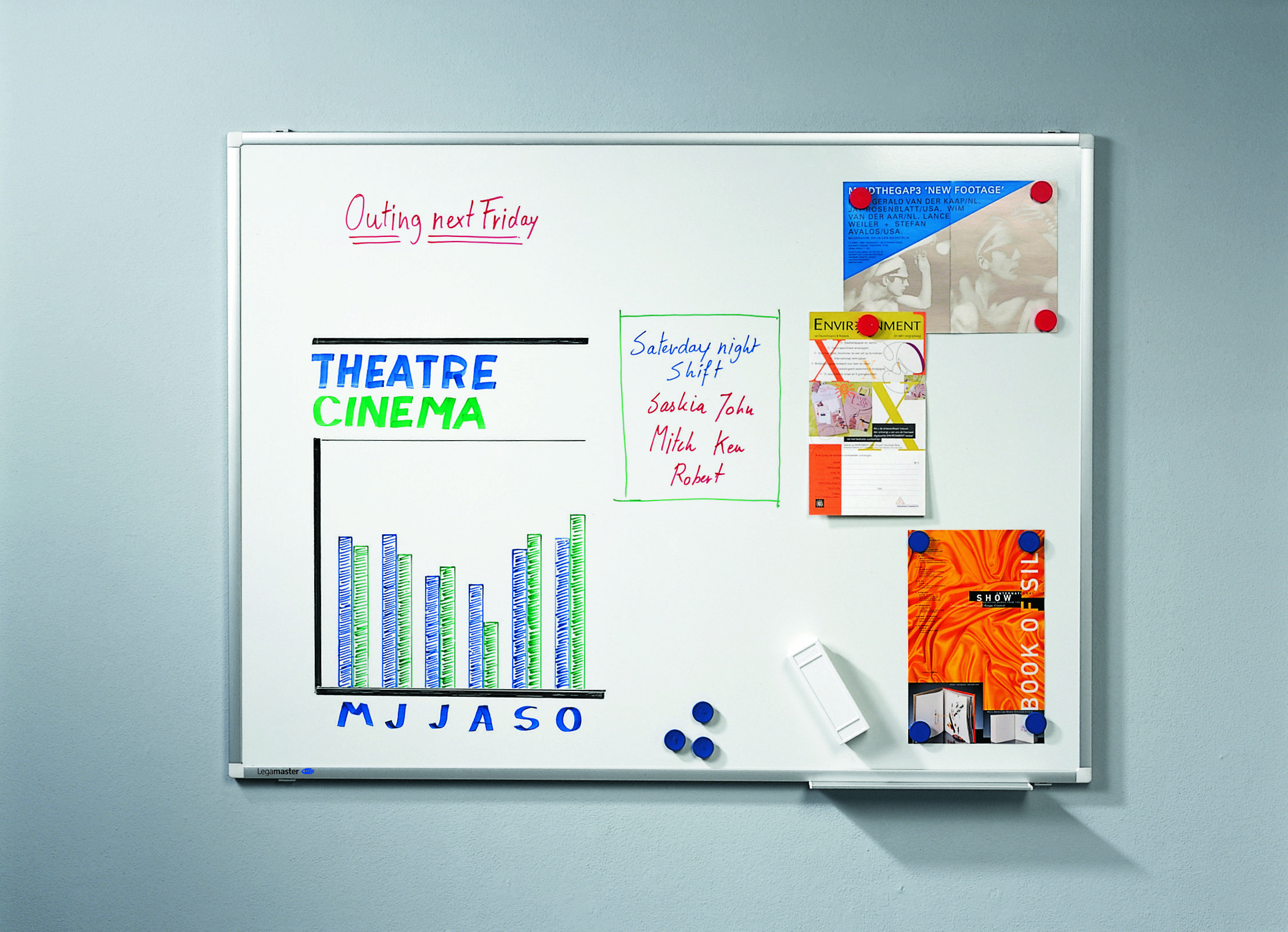 Legamaster PREMIUM PLUS Whiteboard. 60 x 90 cm