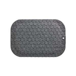 Matting Stand Up Circle Grey Matte 53x77 cm