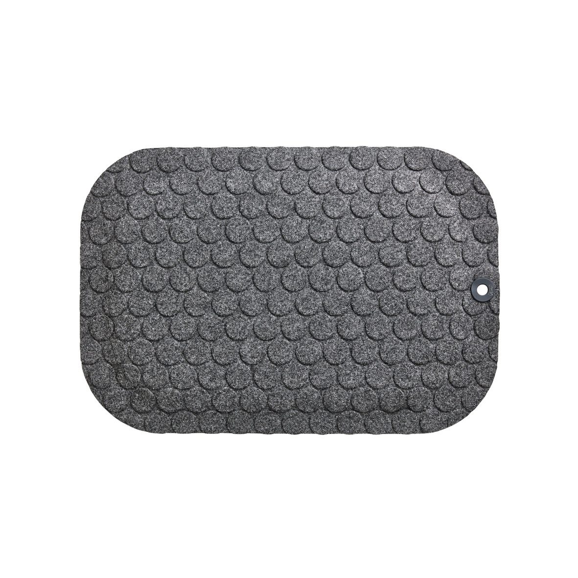 Matting Stand Up Circle Grey Matte 53x77 cm