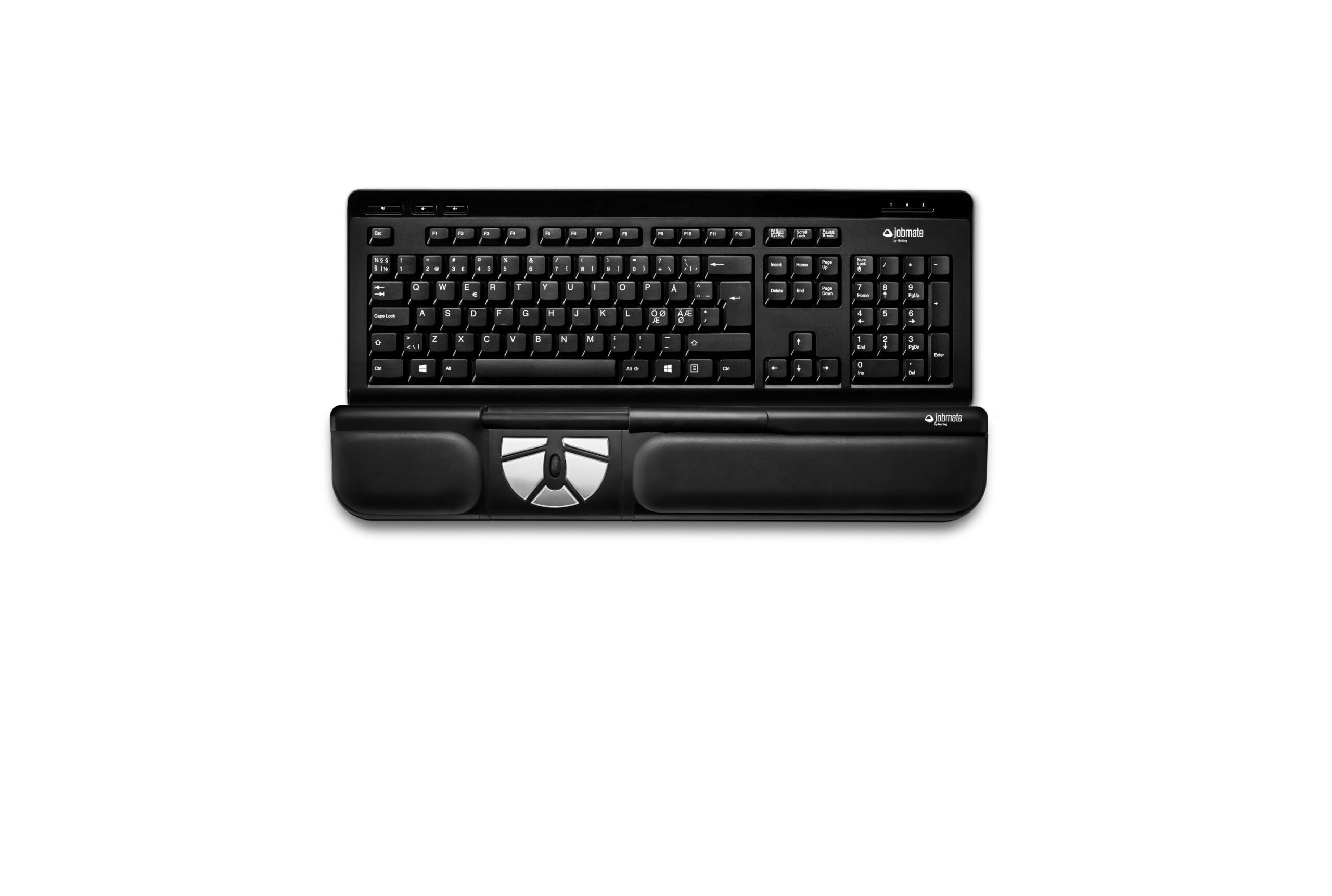 Matting Jobmate Roll Bar incl. keyboard Ergonomisk mus med tastatur