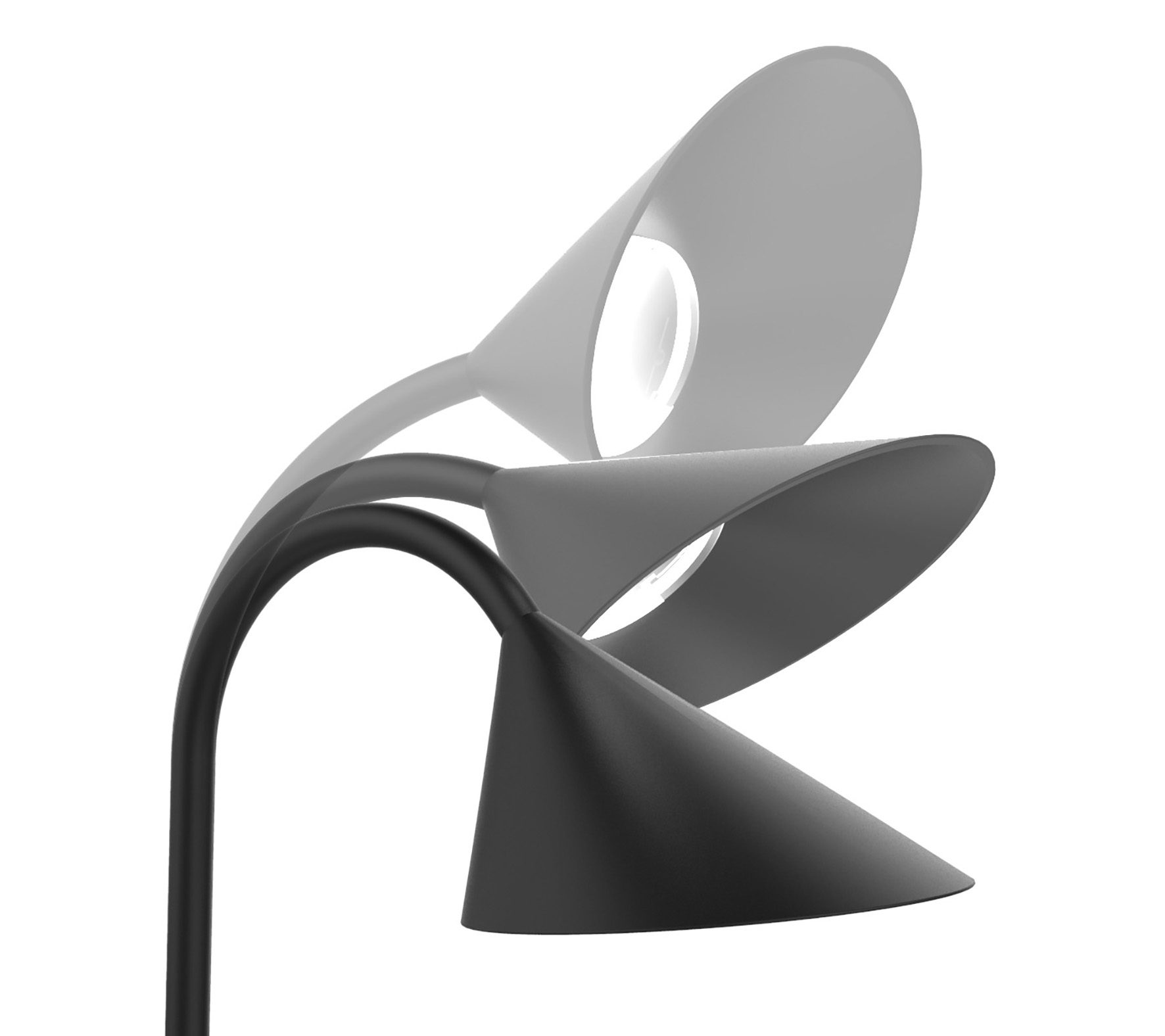 Unilux 400077402 bordlampe 4 W LED Sort - Bilde 3