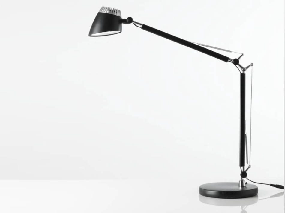 Matting LightUp Valencia Black with base Bordlampe