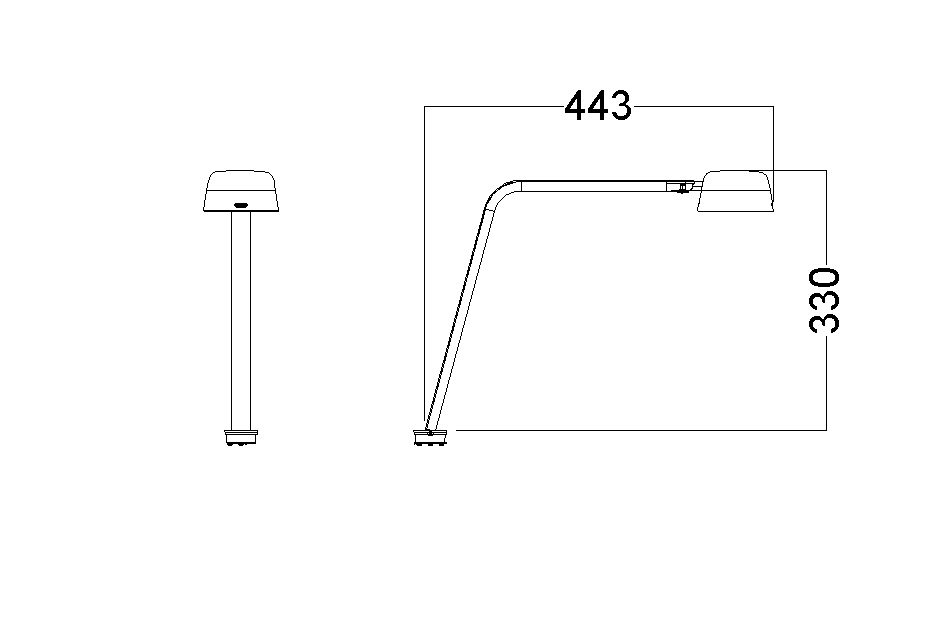 Glamox Motus Table Svart - Bilde 3