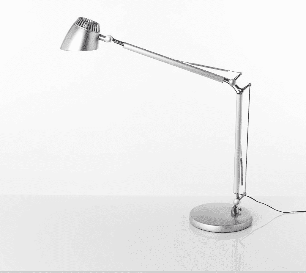 Matting LightUp Valencia Silver with base Bordlampe
