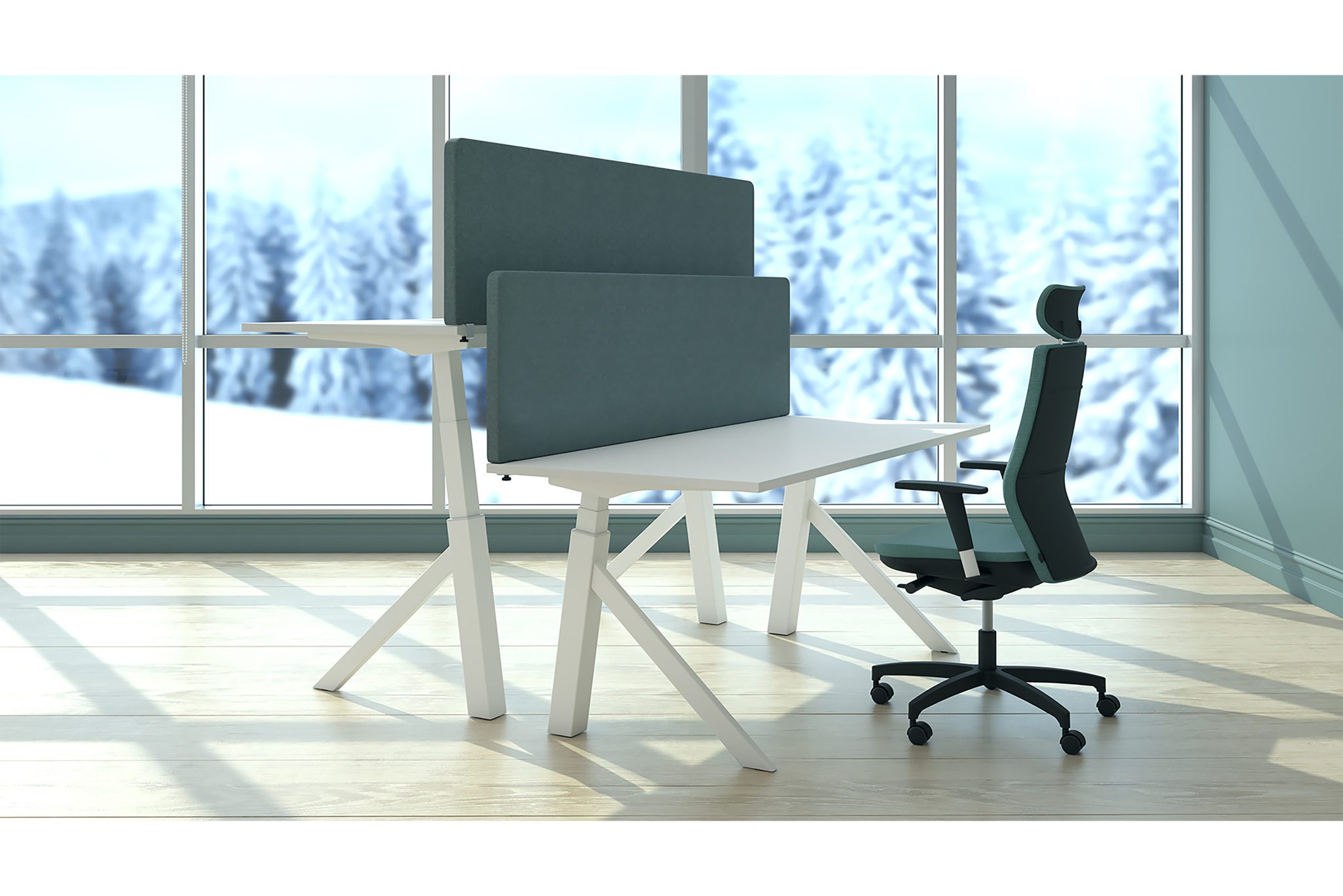Scan Office komplett arbeidsbord - Bilde 2