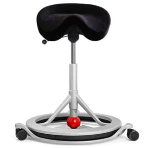 Backapp Wheels Kontorstol Grå