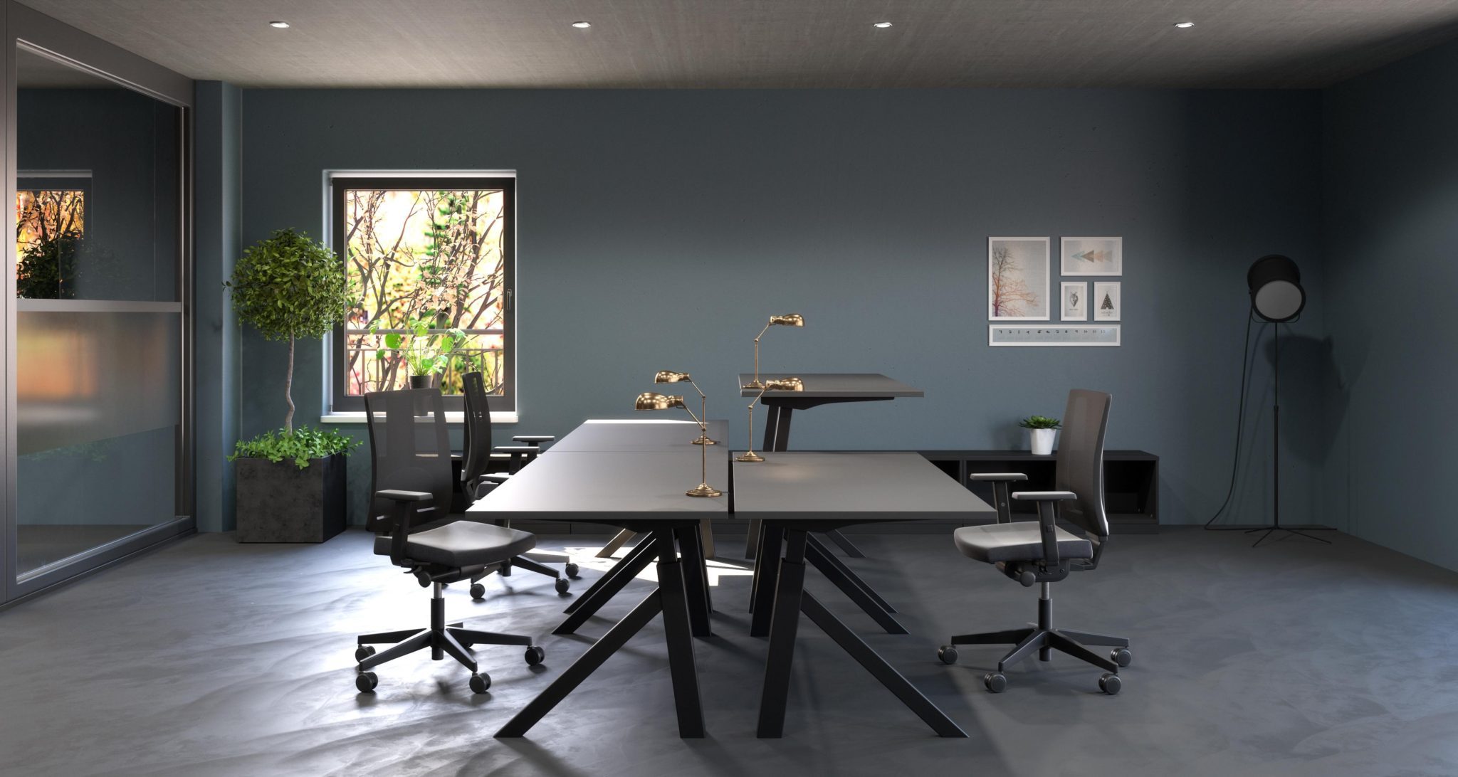 Scan Office komplett arbeidsbord