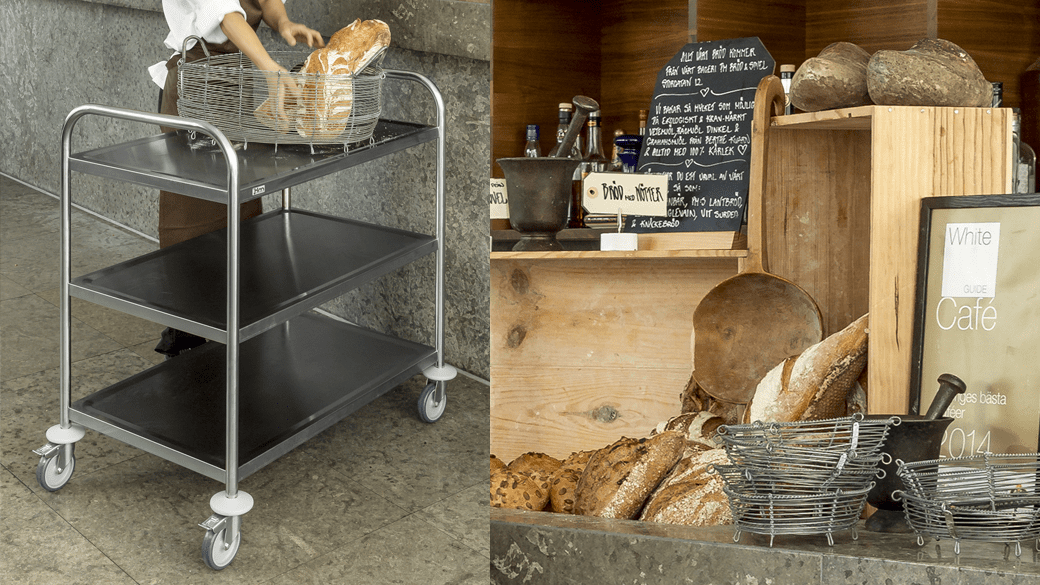 Rustfritt trillebord - Bilde 3
