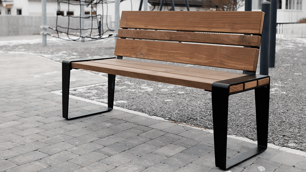 GreenLine 33 benk m/rygg - Bilde 3