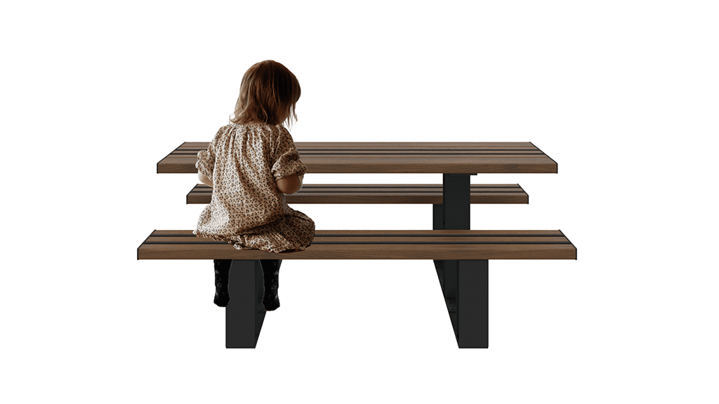 GreenLine Luna piknikbenk for barn - Bilde 2